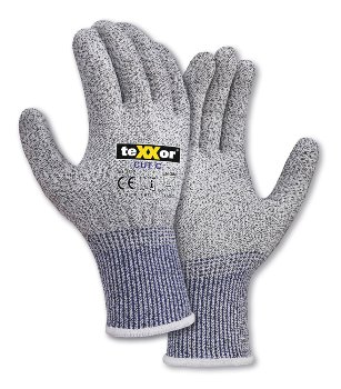 teXXor® Schnittschutz-Strickhandschuhe CUT C ohne Beschichtung